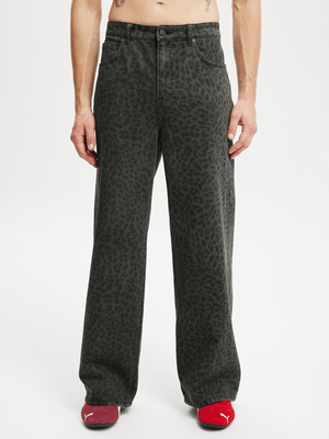 Men's Cotton On Grey Super Baggy Jeans