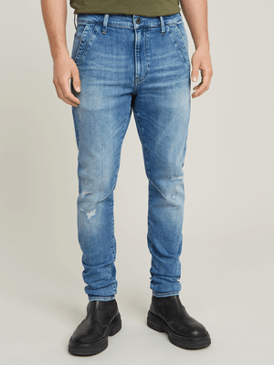 G-Star Men's Kairori Slim Denim Faded Blue Jeans