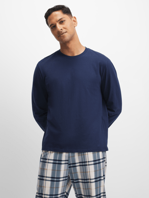 Exact Men's Navy Sleep Top
