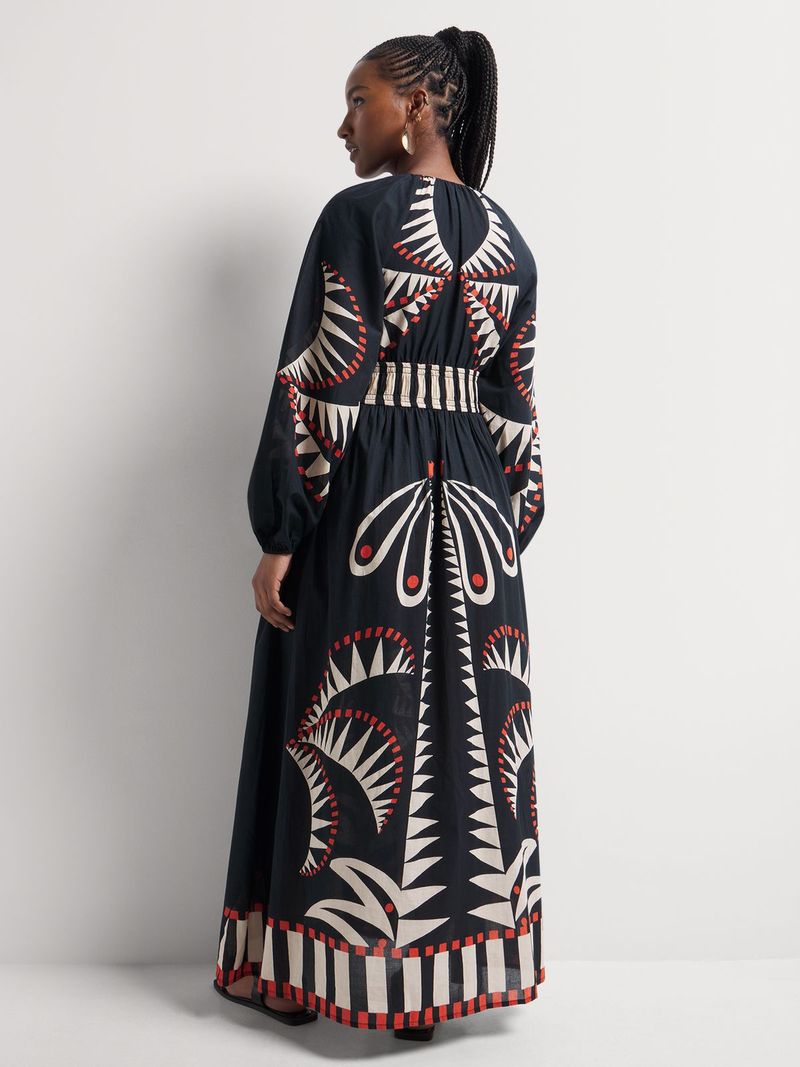 ★新品★LE’RUREGraffiti balloon sleeve dress Jovani - 04240 Bell Sleeve High Slit Scuba Evening Dress