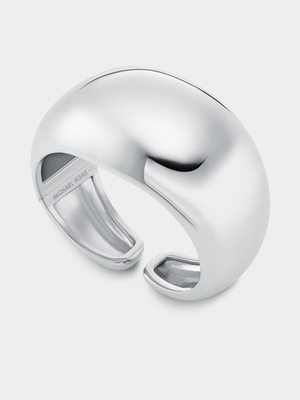 Michael Kors Platinum-Plated Brass Dome Cuff Bracelet