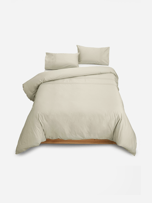 Volpes Astoria Egyptian Cotton 300tc Natural Duvet Cover Set