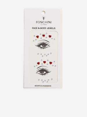 Foschini All Woman Face Jewels Hearts & Diamante