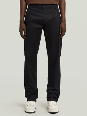 G-Star Mens Morry Superstretch Tapered Black Chino
