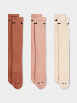 Nike Everyday Plus Cushioned Mineral Crew Socks