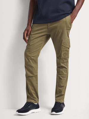 Fabiani Men's Fatigue Slim Arc Utility Trouser