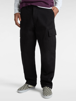 Vans Men's Service Black Cargo Tapered Pants