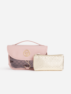 Foschini All Woman Hanging Toiletry Bag with Pouch
