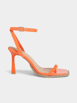 The FIX Women's Orange Studded Heels
