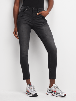 Redbat Women's Vulture Grey Wash Super Skinny Jeans