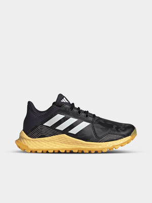 adidas Junior Youngstar Black/Zero Metallic/Spark Hockey Shoes