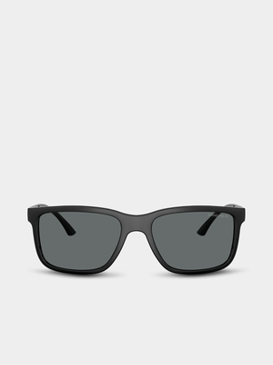 Arnette HEADLIGHT Black Matte/Shiny 57 Polarized Sunglasses