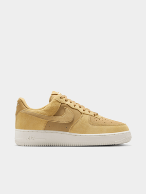 Nike Women's Air Force 1 '07 Gold/Sail Sneaker