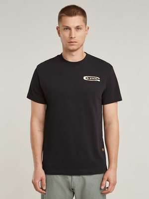 G-Star Men's Back Graphic Arch Black T-Shirt
