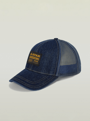 G-Star Men's Denim Embro Baseball Dark Blue Trucker Cap