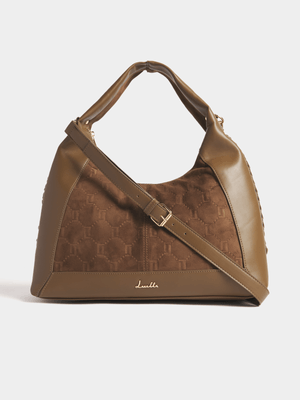 Luella Whipstitch Slouch Tote Bag