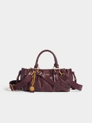 Luella Pleated Tassel Bag