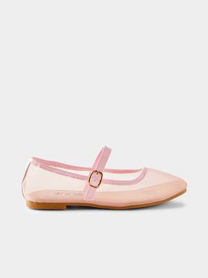 Cotton On Kids Pink Olivia Ballet Flat Shoes