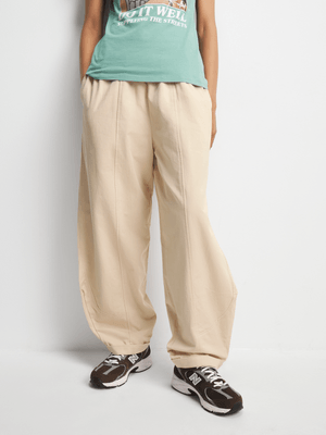 Redbat Women's Brown Barrel Chino