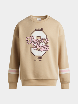 Girls Santa Cruz Crew Sweat Top