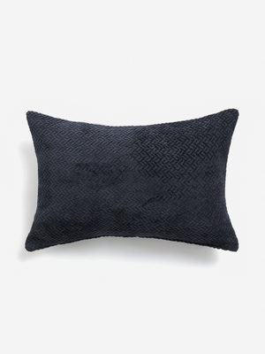 Jet Home Navy Chenille Scatter Cushion