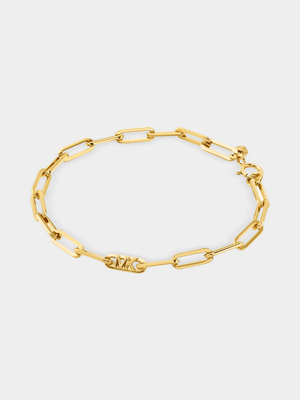 Michael Kors Sterling Silver Paperclip Chain Bracelet