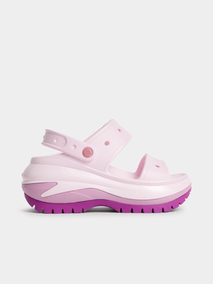 Crocs Women's Classic Mega Crush Pink Sandal