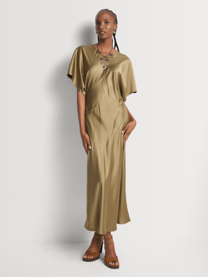 Batwing Column Dress