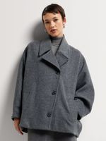 Melton Kimono Sleeve Coat - Bash.com
