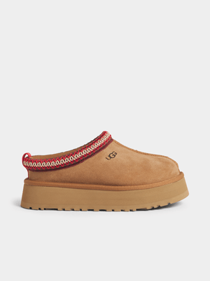 UGG Women's Tazzn Platform Chestnut Slide