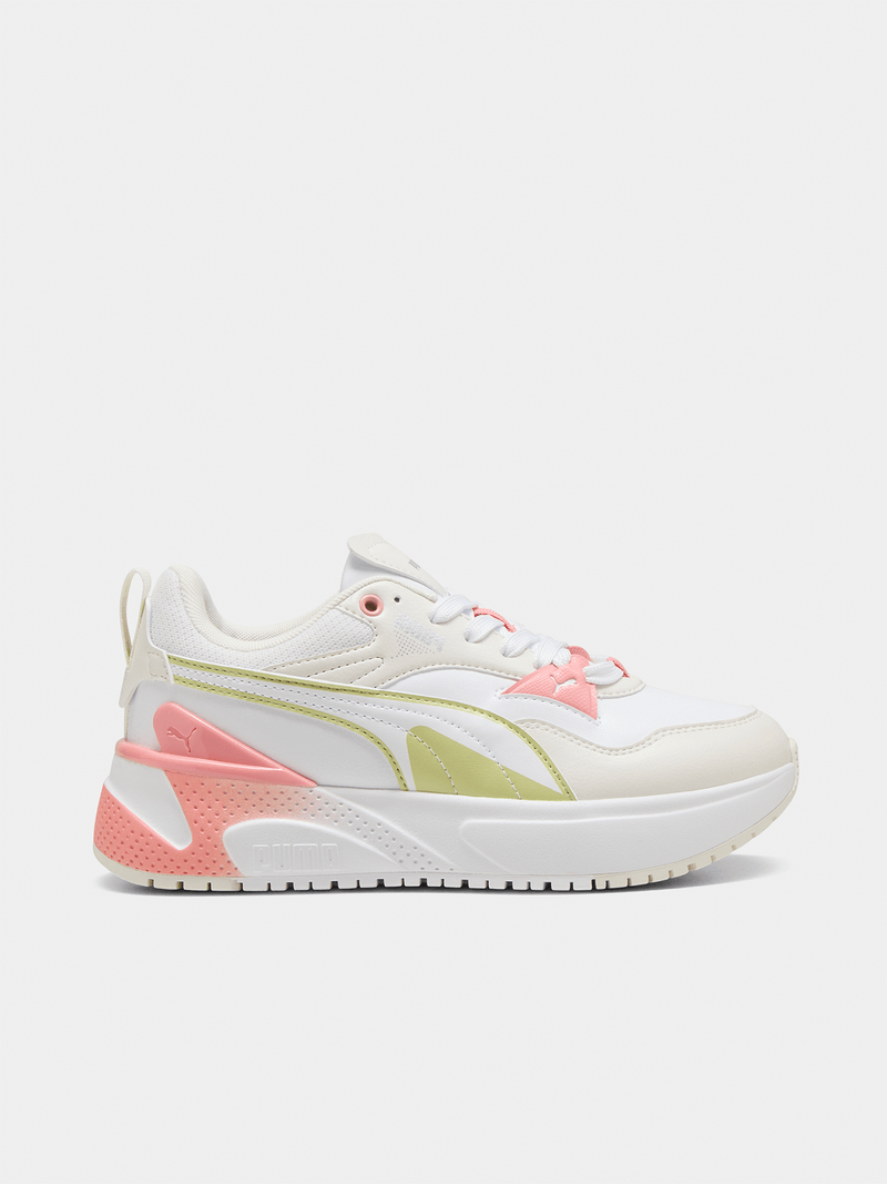 Puma Women's Frosted R78 Disrupt Ivory/Pink Sneaker | Bash