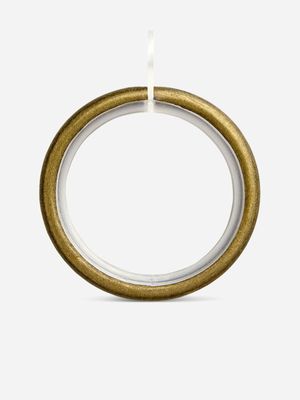 25mm Metal Curtain Rings Pack of 10 Brushed Bronze