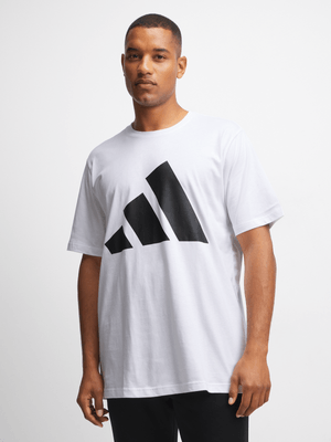 adidas Mens White Tee