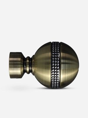 25mm Stud Ball Finial Brushed Bronze