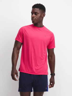 TS Mens Start Strong Performance Red Tee
