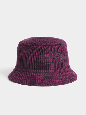 Redbat Unisex Marled Purple Bucket Hat