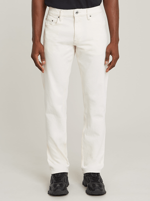 G-Star Men's Mosa Straight Ecru Jeans