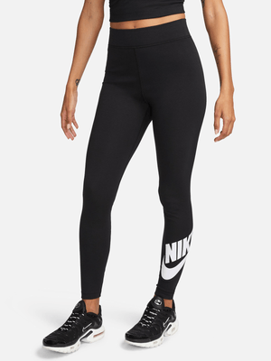 Nike Women's Nsw Graphic Black High-Waisted Leggings
