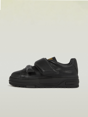 G-Star Women's  Elegance Leather Velcro Black Shoes
