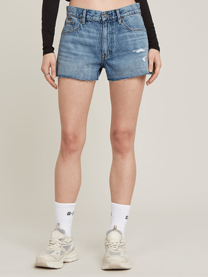 G-Star Women's True Edge Blue Denim Shorts