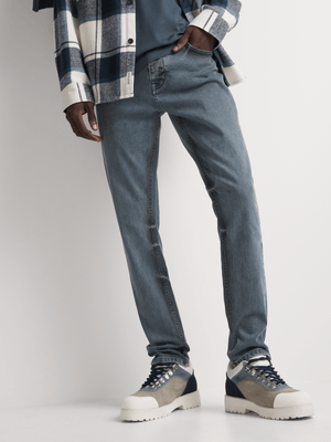 Relay Jeans Men's Skinny Blue Wash Denim