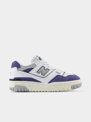 New Balance Junior 550 White/Navy Sneaker