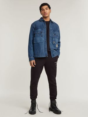 G-Star Men's Constructed Motion Tech Black Sweatshirt