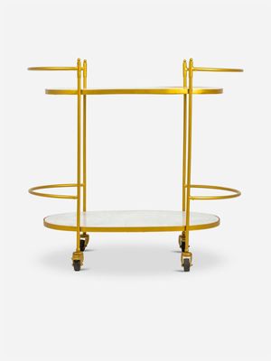 Mandy Drinks Trolley Marble