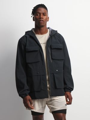 TS Mens Dri-Tech® Utility Black Parka Jacket