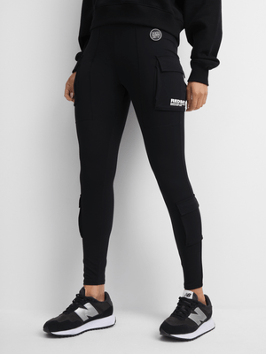 Redbat Women's Black Utility Leggings