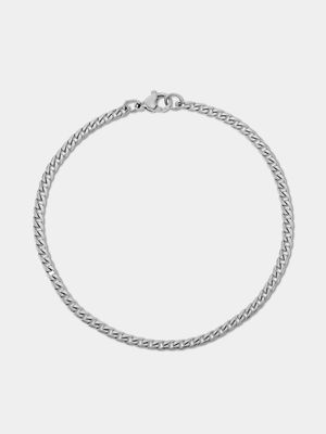 Stainless Steel Men’s Curb Bracelet