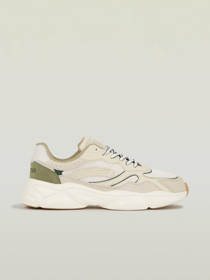 G-Star Women's Belle Contrast Off White/Green Sneakers