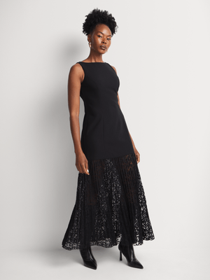 Luella Lace Hem Shift Dress