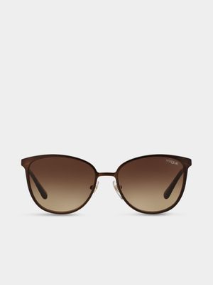 Vogue Eyewear Brown Gradient Sunglasses